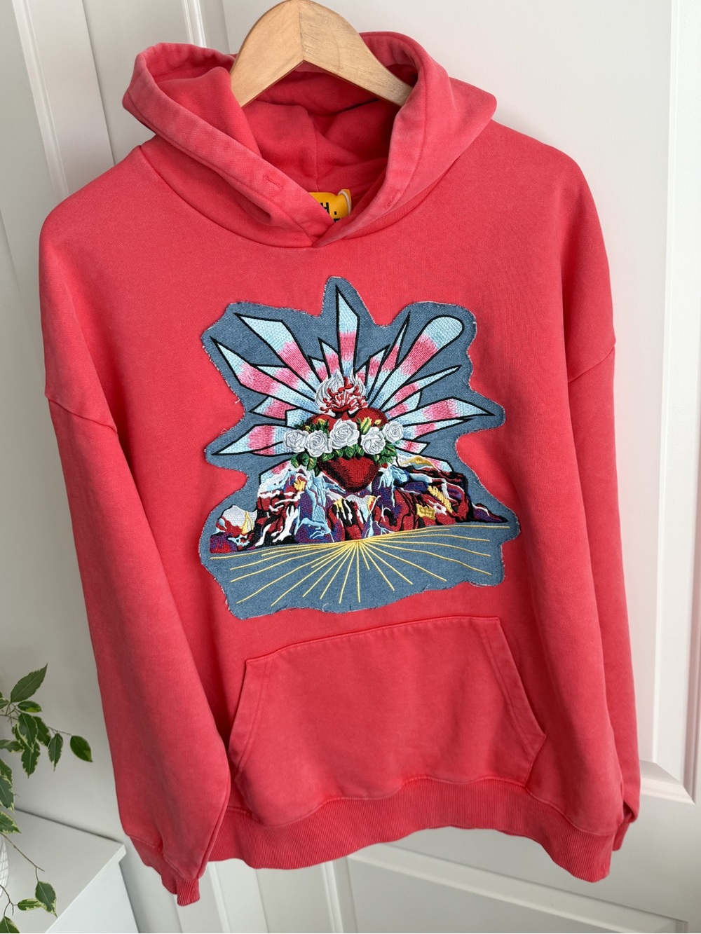 NWT RICHGAINER Patchwork Hoodie - Picture 5 of 16